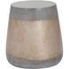 Aries 16 X 15 inch Gold Outdoor End Table